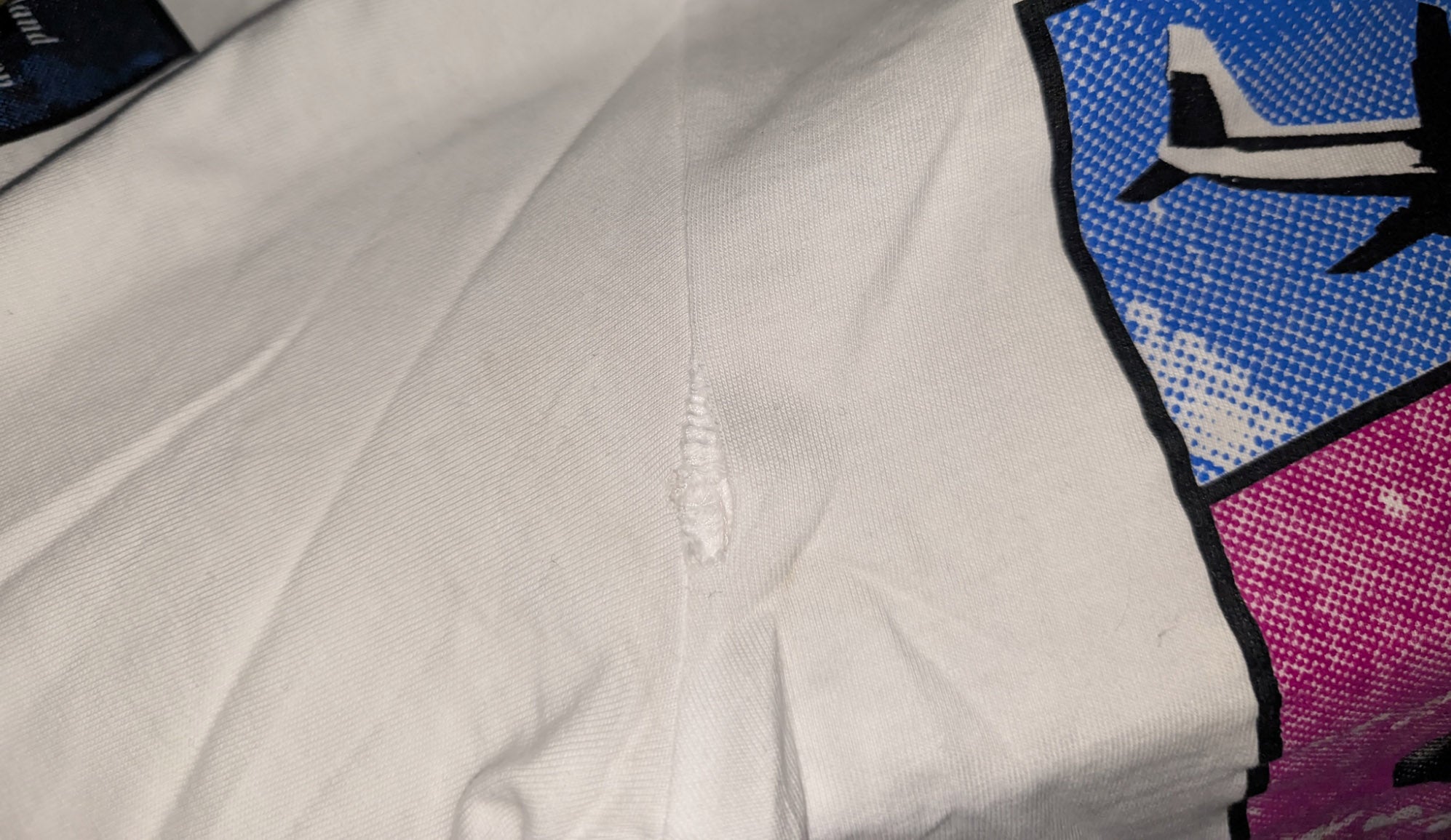 MR. MONDO RETURN (White / Long Sleeve T-Shirt) DAMAGED LEFTOVER