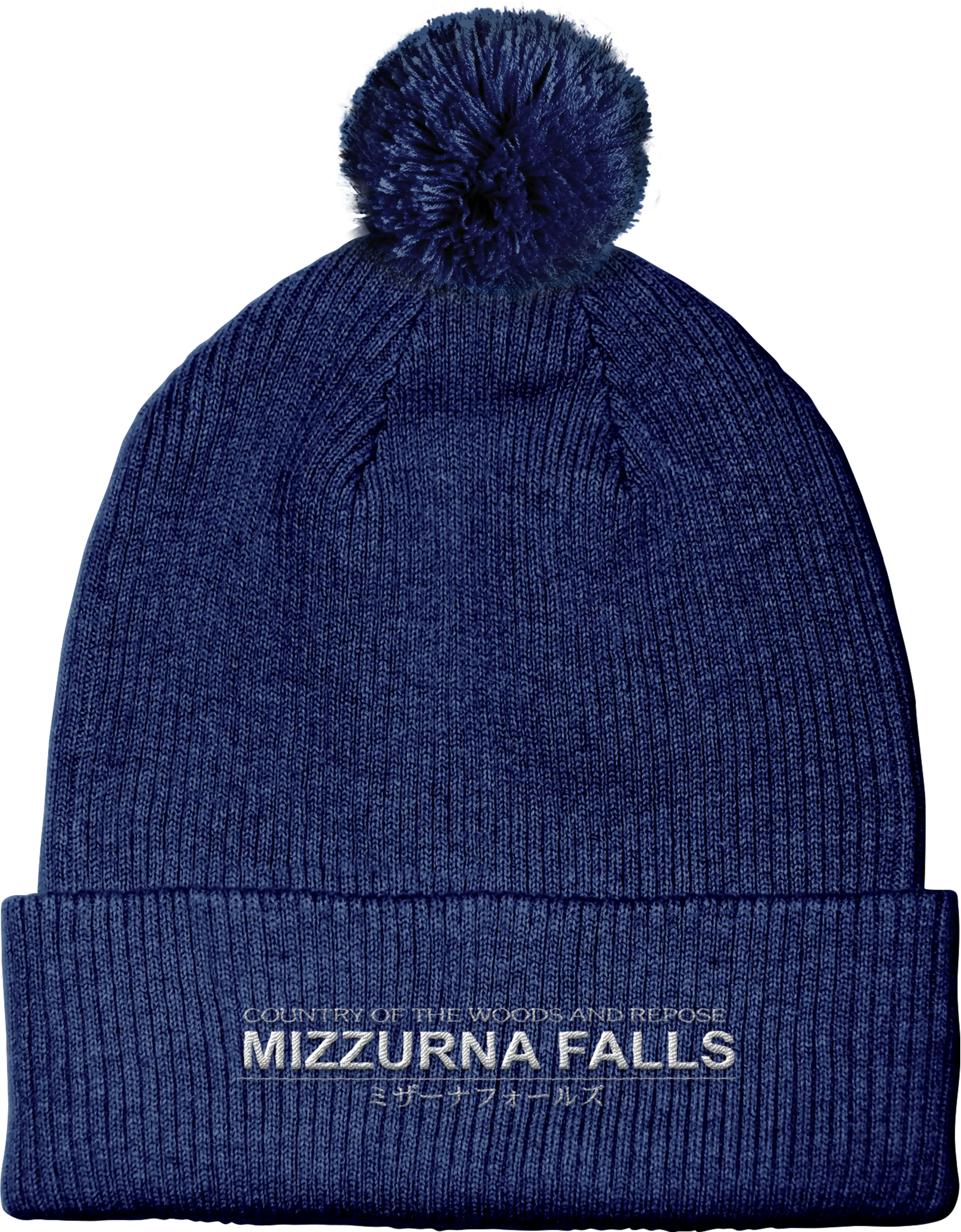 EPOCH (Blue / Embroidered Pom Pom Beanie) PRE-ORDER