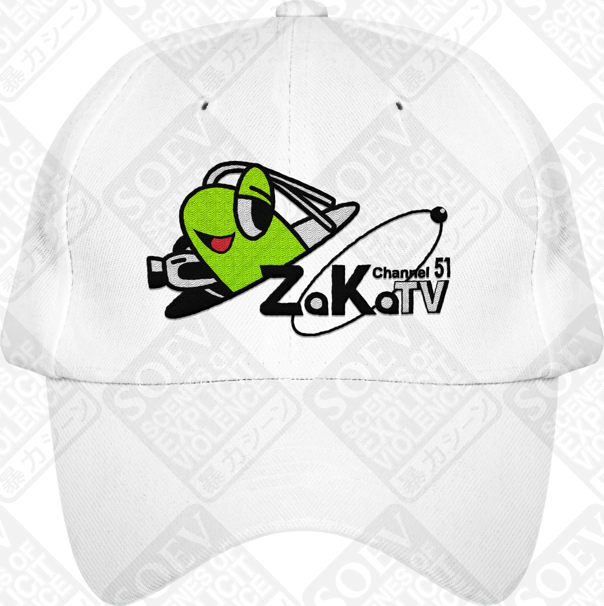 FLAIR (White / Embroidered Baseball Cap) PRE-ORDER