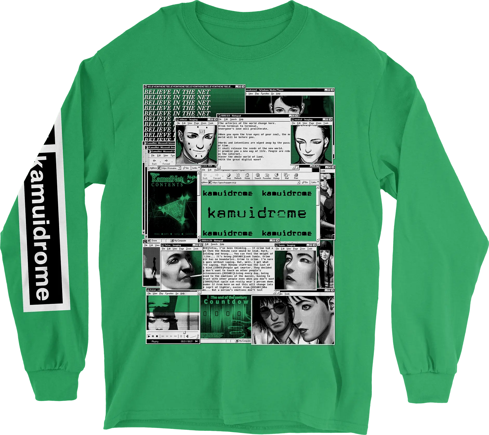 METHOD TANK (Green / Long Sleeve T-Shirt) LEFTOVER