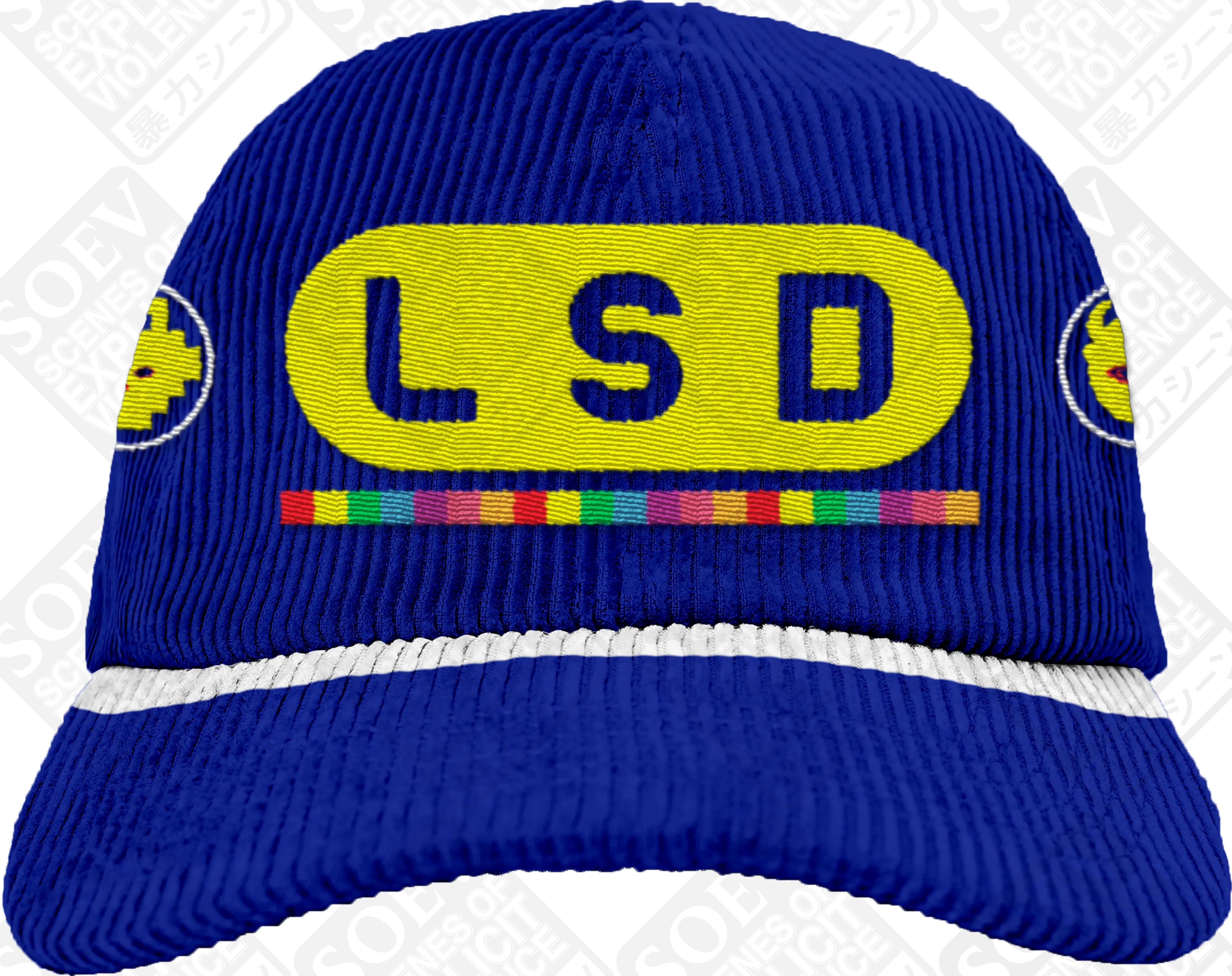 LINEN (Blue / Embroidered Corduroy Cap) PRE-ORDER