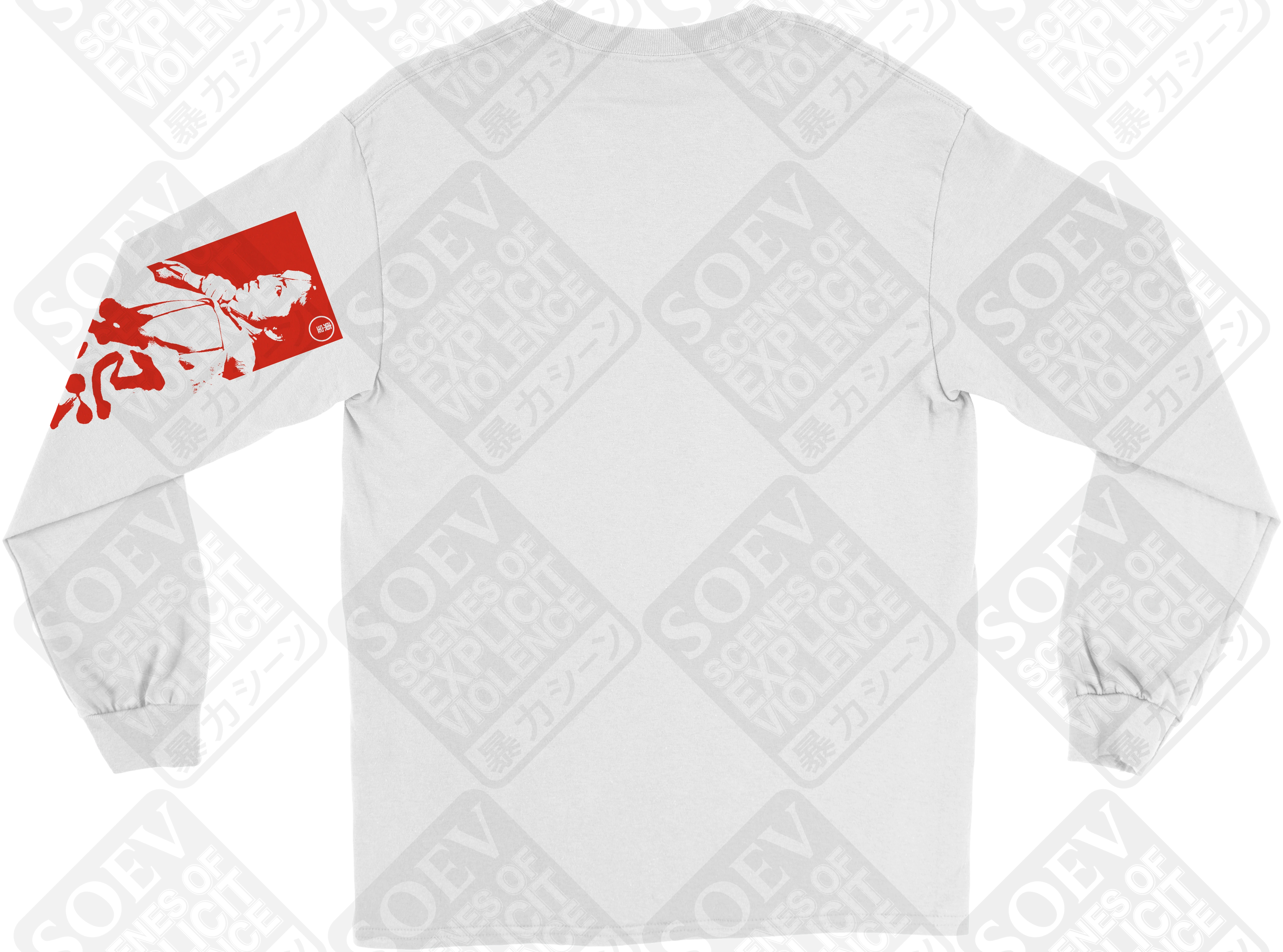 SHURA NO HANA (White / Long Sleeve T-Shirt) PRE-ORDER