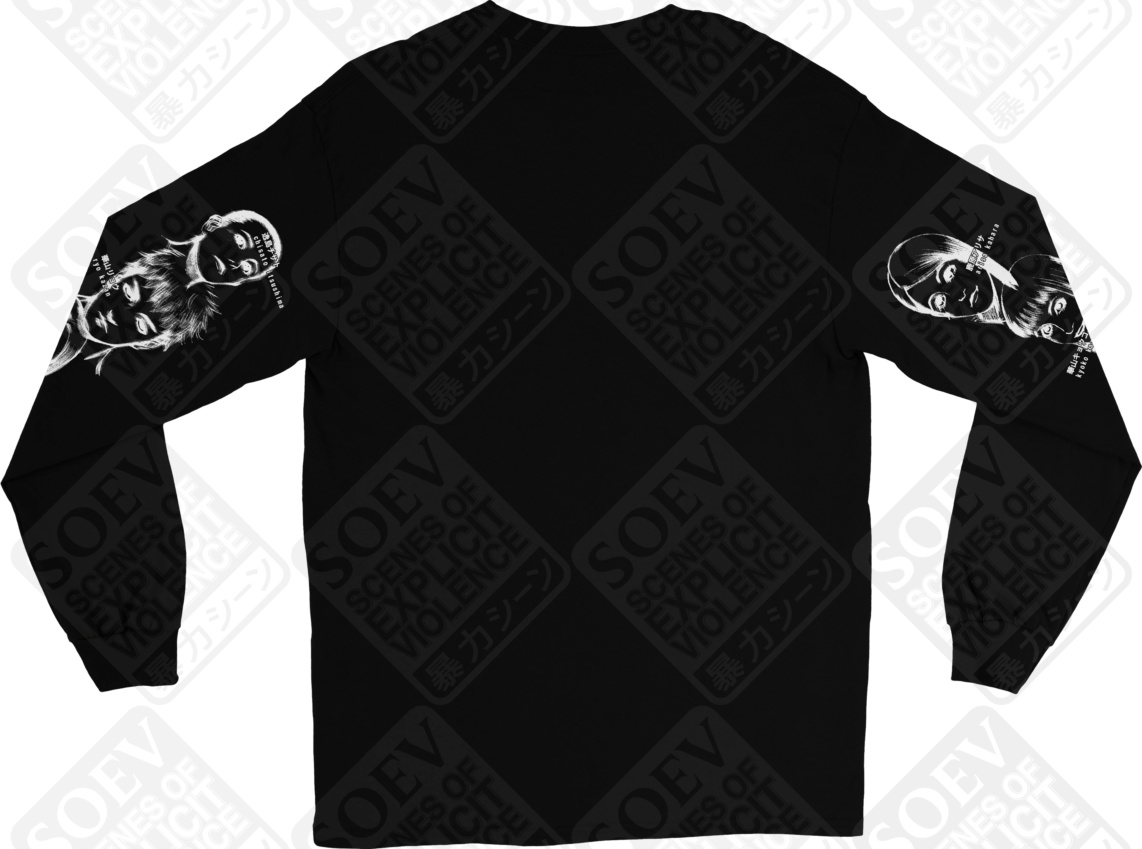 MOWDEI (Black / Long Sleeve T-Shirt) PRE-ORDER