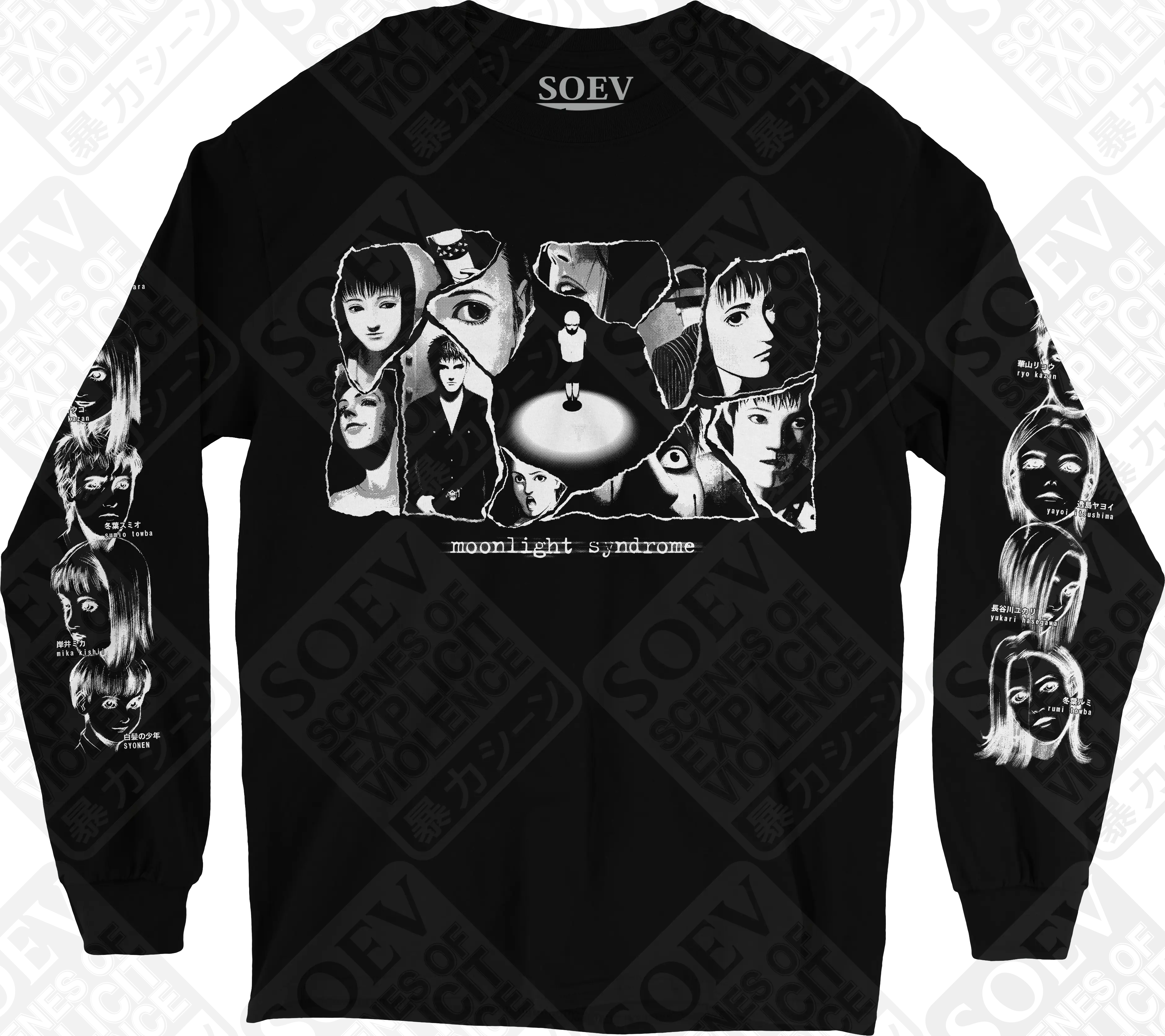 MOWDEI (Black / Long Sleeve T-Shirt) PRE-ORDER
