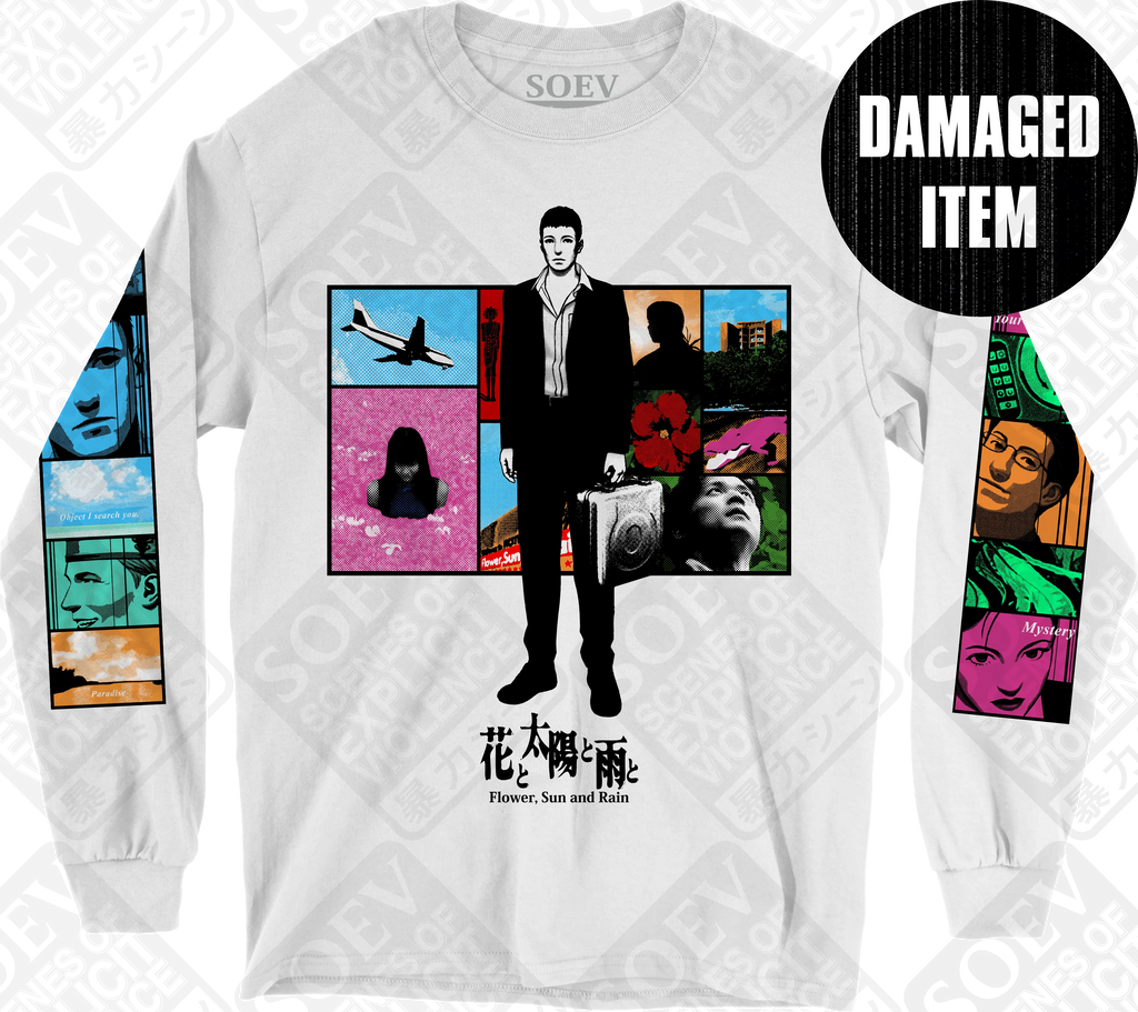 MR. MONDO RETURN (White / Long Sleeve T-Shirt) DAMAGED LEFTOVER