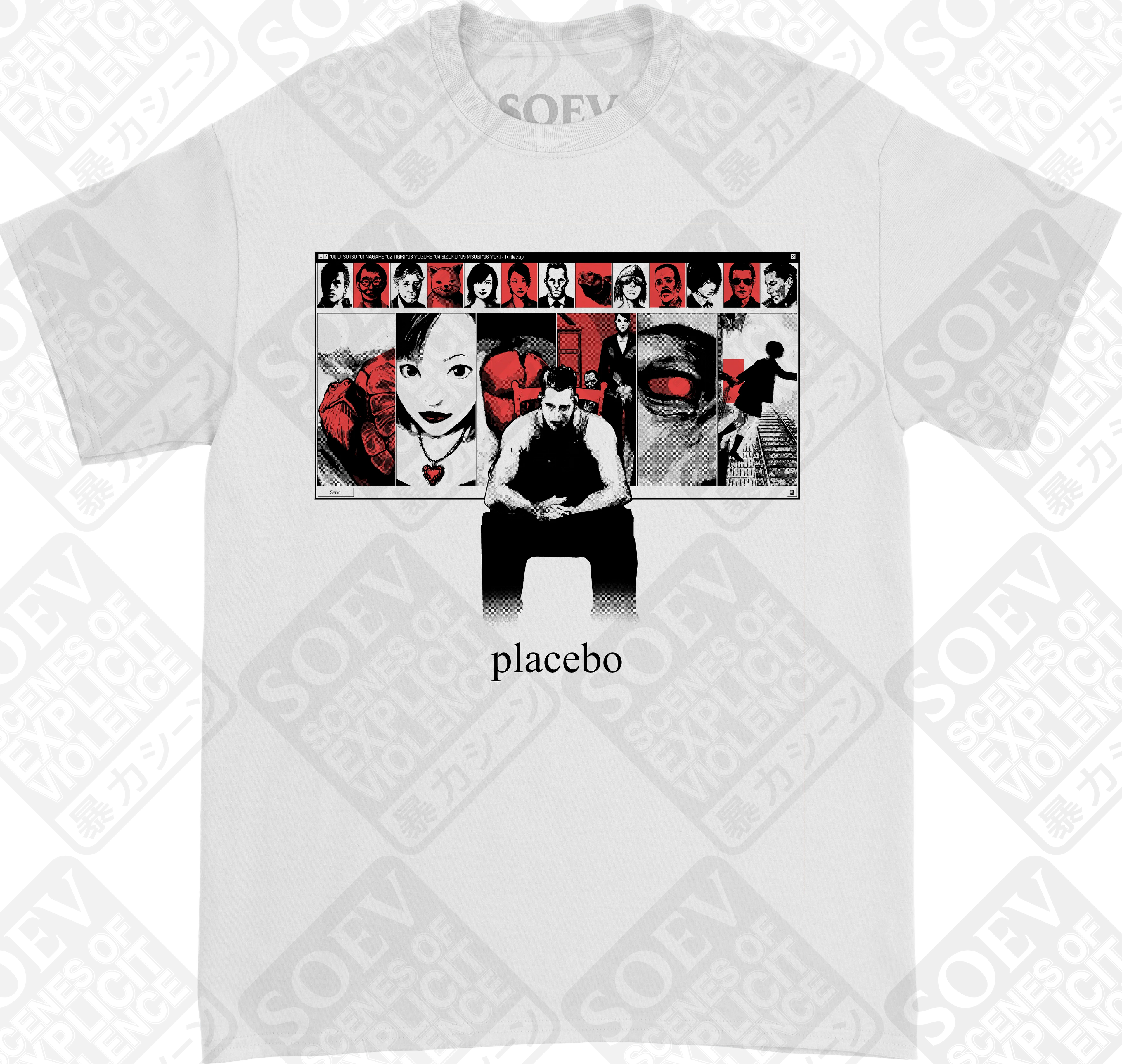 PLACEBO (White / Short Sleeve T-Shirt) PRE-ORDER