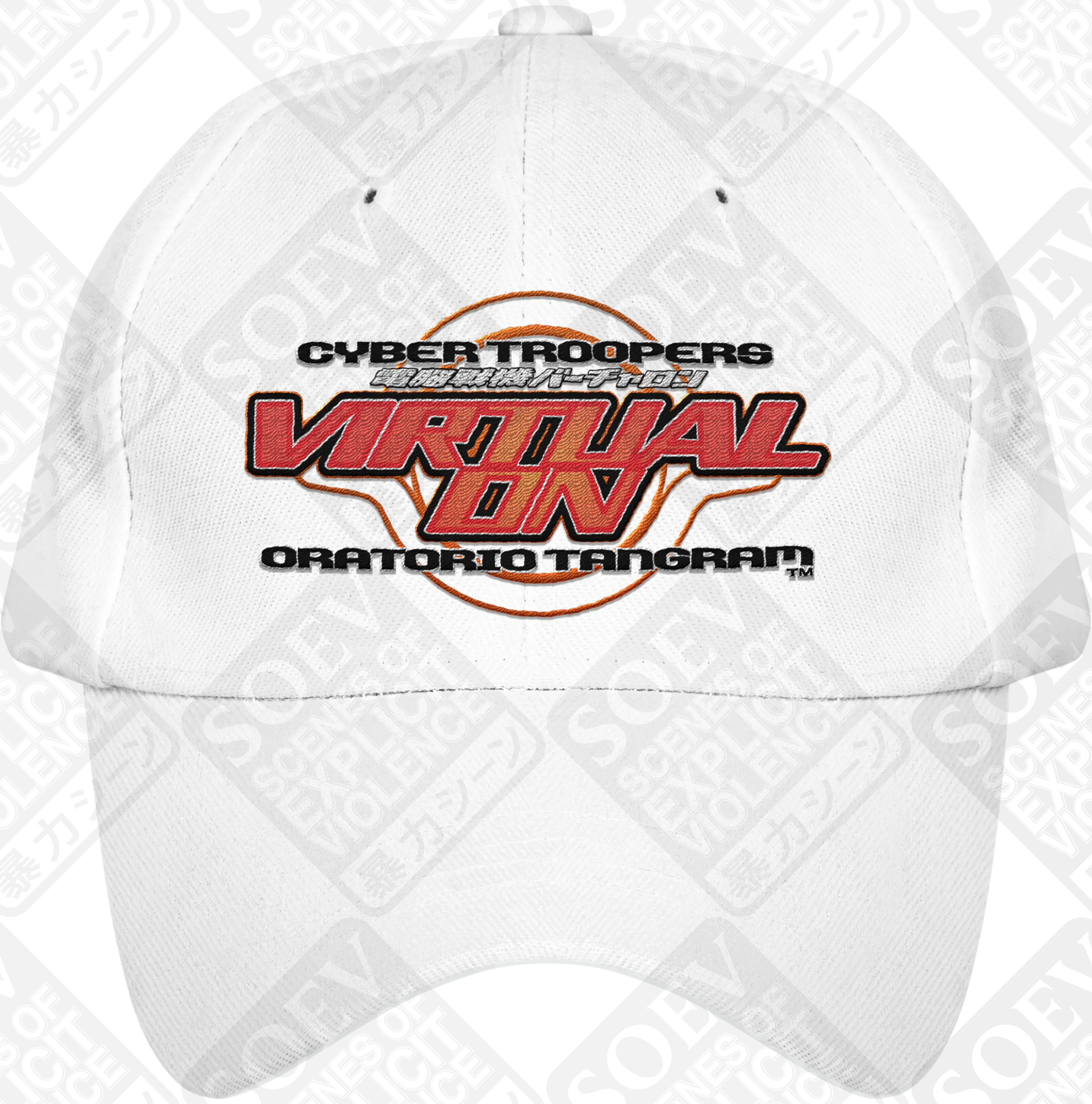 VIRTUAROID (White / Embroidered Baseball Cap) PRE-ORDER